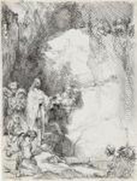 The Raising Of Lazarus Oil Painting by Rembrandt Van Rijn