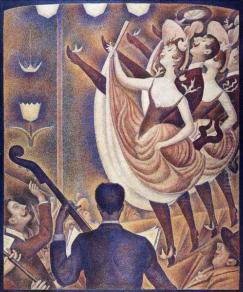 Chahut Oil Painting by Georges Seurat