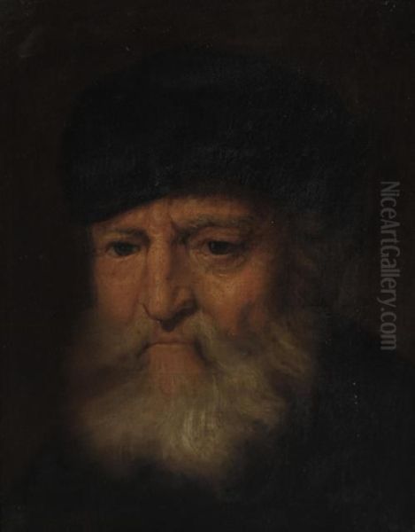 Portrait Of An Elderly Man Oil Painting by Rembrandt Van Rijn