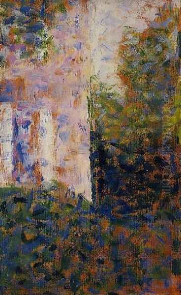 Corner of a House Oil Painting by Georges Seurat