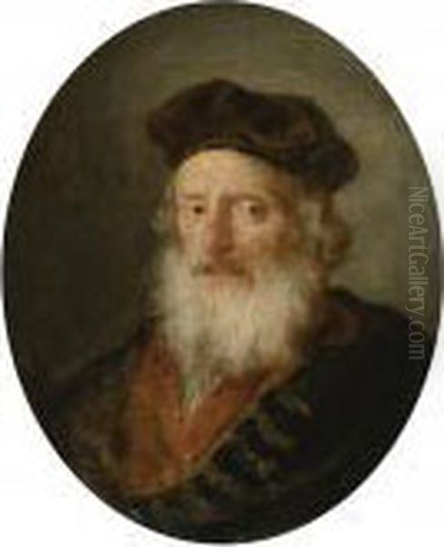 Portrait Of An Old Man Oil Painting by Rembrandt Van Rijn