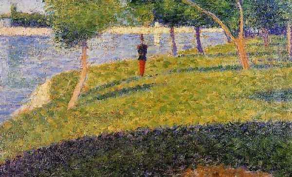 Cadet from Saint-Cyr Oil Painting by Georges Seurat