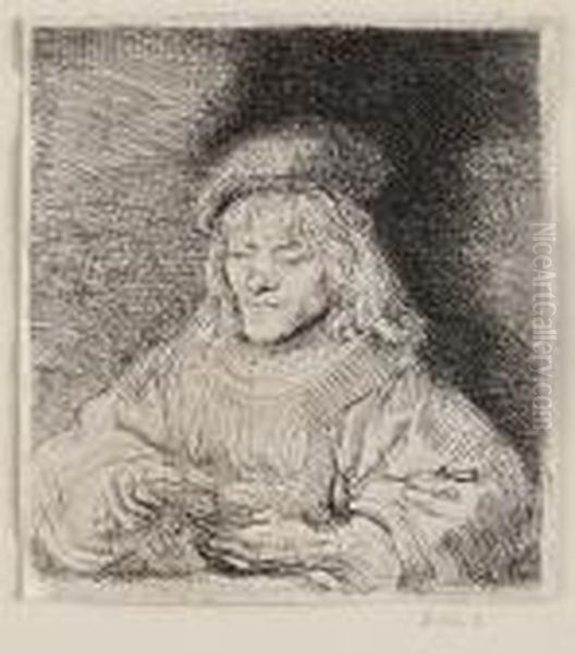 The Card Player Oil Painting by Rembrandt Van Rijn