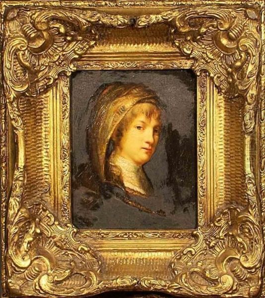 Ritratto Di Giovinetta Oil Painting by Rembrandt Van Rijn