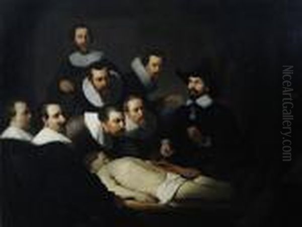 The Anatomy Lesson Of Dr. Tulp Oil Painting by Rembrandt Van Rijn