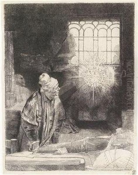 Faust Oil Painting by Rembrandt Van Rijn