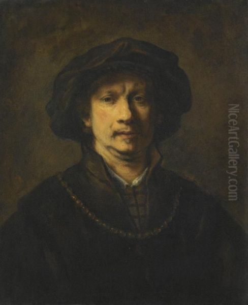 Portrait Of The Artist Oil Painting by Rembrandt Van Rijn