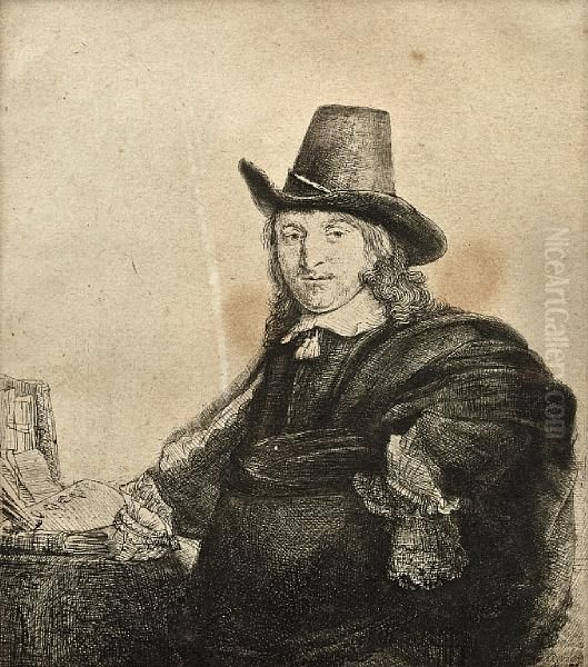 Jan Asselyn Oil Painting by Rembrandt Van Rijn