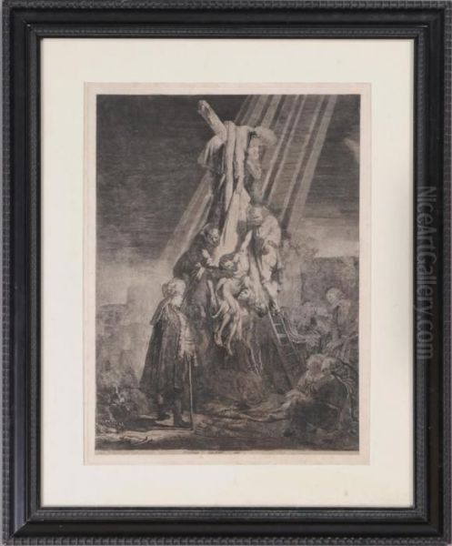 The Descent From The Cross Oil Painting by Rembrandt Van Rijn