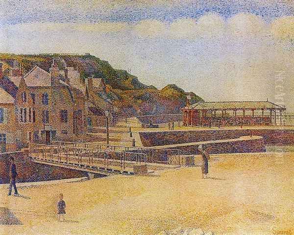 Port-en-Bessin Oil Painting by Georges Seurat