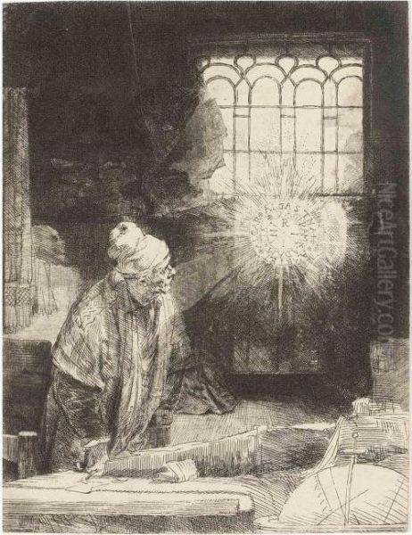 Faust Oil Painting by Rembrandt Van Rijn