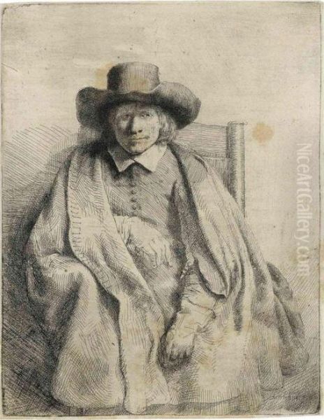 A Letters Rccountermark Oil Painting by Rembrandt Van Rijn