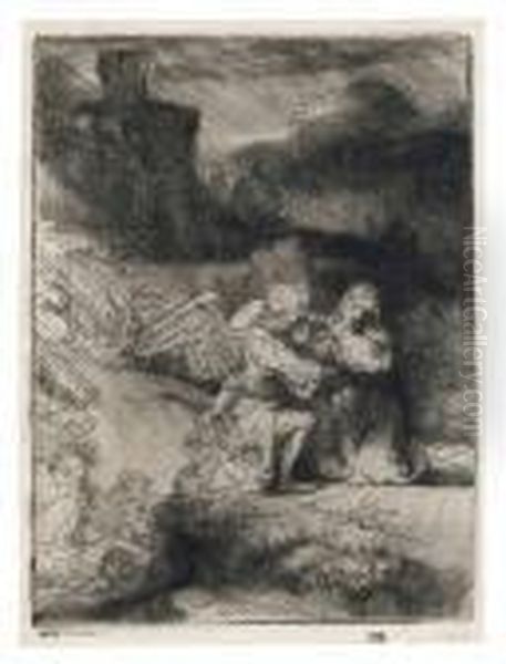 The Agony In The Garden Oil Painting by Rembrandt Van Rijn