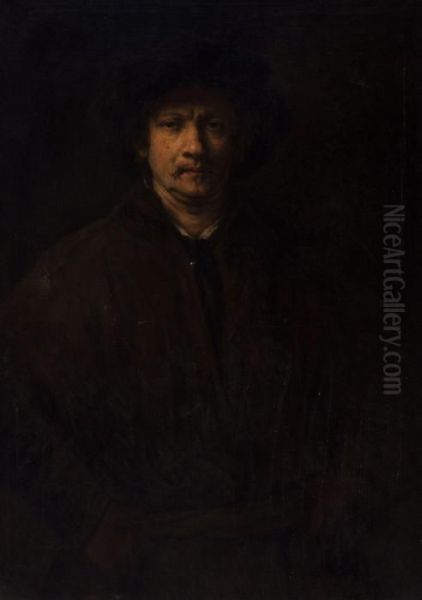 Self-portrait Oil Painting by Rembrandt Van Rijn