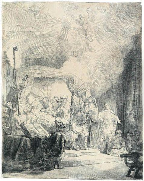 The Death Of The Virgin Oil Painting by Rembrandt Van Rijn