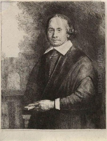 Jan Antonides Van Der Linden, Physician Oil Painting by Rembrandt Van Rijn