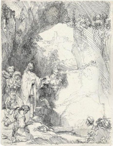 The Raising Of Lazarus Oil Painting by Rembrandt Van Rijn