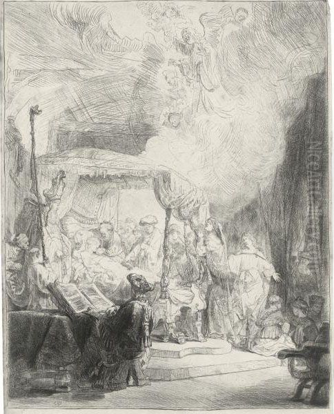 The Death Of The Virgin Oil Painting by Rembrandt Van Rijn