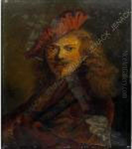 Portrait Of A Gentleman Oil Painting by Rembrandt Van Rijn