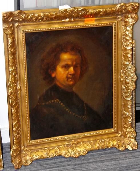 Self Portrait Oil Painting by Rembrandt Van Rijn