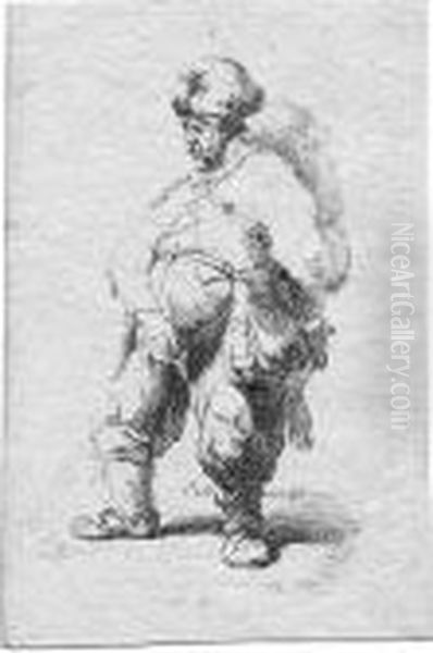 Der Pissende Mann Oil Painting by Rembrandt Van Rijn