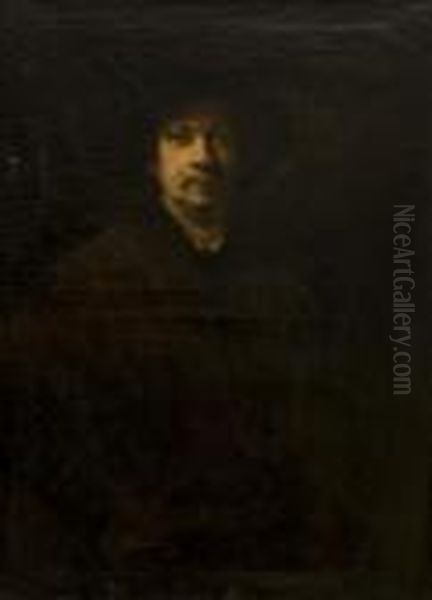 Autoportrait De L'artiste Oil Painting by Rembrandt Van Rijn