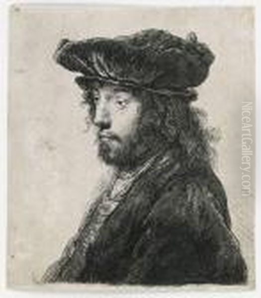 The Fourth Oriental Head Oil Painting by Rembrandt Van Rijn