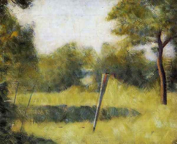 The Clearing Oil Painting by Georges Seurat