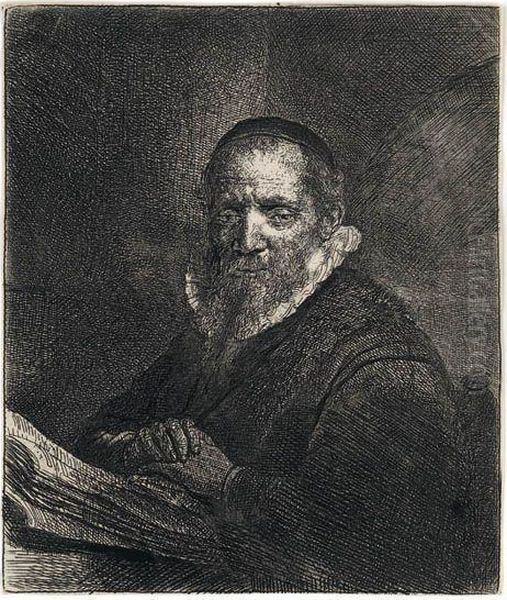 Jan Cornelis Sylvius, 
Preacher Oil Painting by Rembrandt Van Rijn