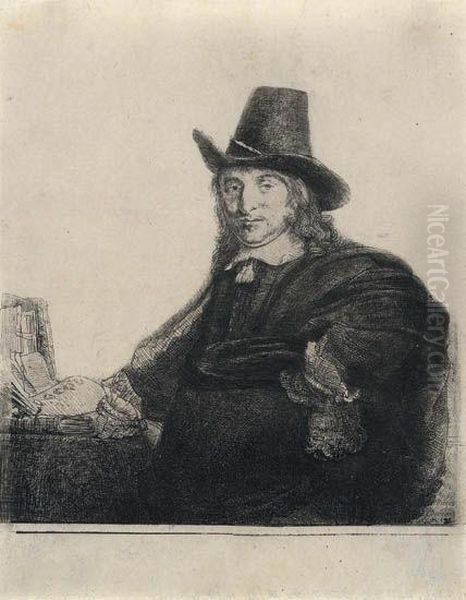 Jan Asselyn, 
Painter Oil Painting by Rembrandt Van Rijn