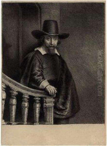 Ephraim Bonus, Jewish Physician Oil Painting by Rembrandt Van Rijn