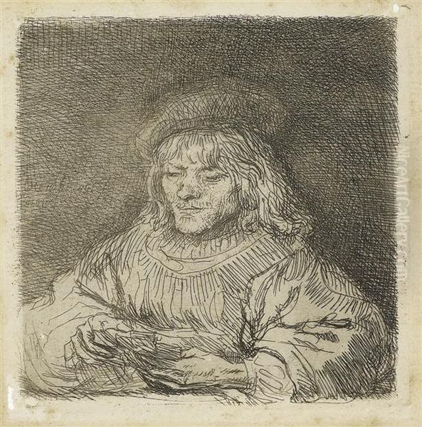 The Card Player Oil Painting by Rembrandt Van Rijn