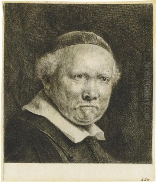 Lieven Willemsz. Van Coppenol, Writing-master Oil Painting by Rembrandt Van Rijn