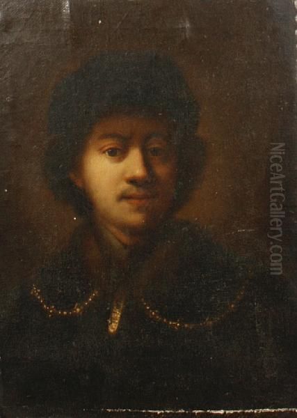 Self-portrait As A Young Man by Rembrandt Van Rijn