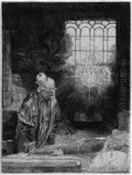 Faust Oil Painting by Rembrandt Van Rijn