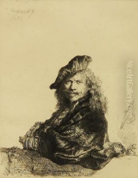 Self Portrait Oil Painting by Rembrandt Van Rijn