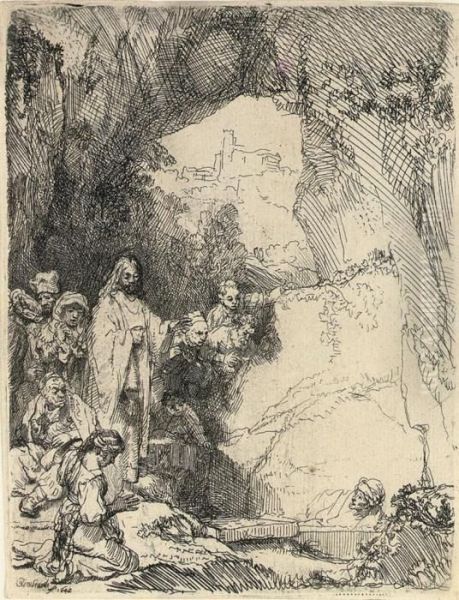 The Raising Of Lazarus Oil Painting by Rembrandt Van Rijn