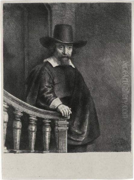 Ephraim Bonus Oil Painting by Rembrandt Van Rijn