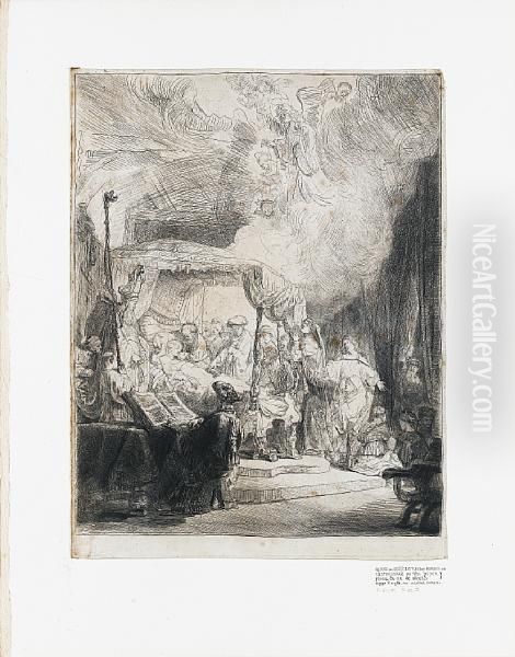 The Death Of The Virgin Oil Painting by Rembrandt Van Rijn