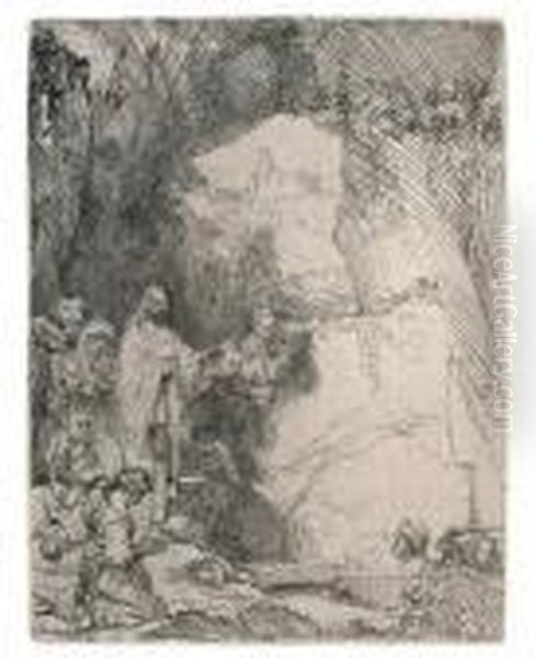 The Raising Of Lazarus Oil Painting by Rembrandt Van Rijn