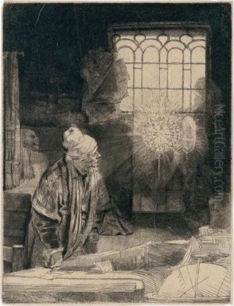 Faust Oil Painting by Rembrandt Van Rijn