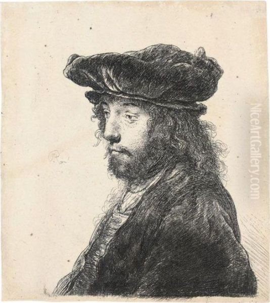 The Fourth Oriental Head Oil Painting by Rembrandt Van Rijn