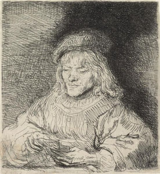 The Card Player Oil Painting by Rembrandt Van Rijn