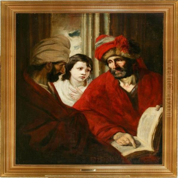 The 12-year-old Jesus In The Temple Oil Painting by Rembrandt Van Rijn