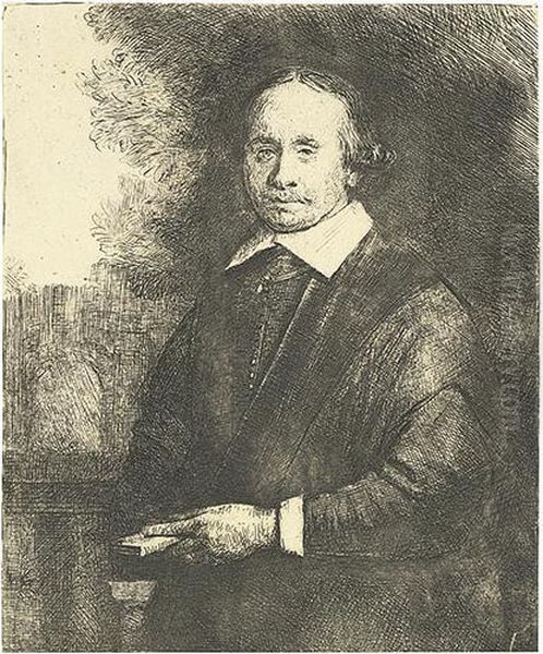 Jan Antonides Van Der Linden, Physician. Oil Painting by Rembrandt Van Rijn