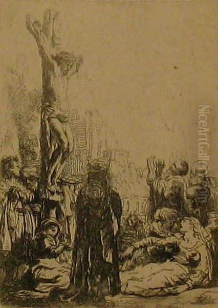 The Crucifixion Oil Painting by Rembrandt Van Rijn