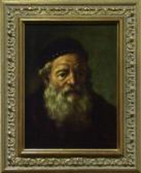 De Grijsaard Oil Painting by Rembrandt Van Rijn