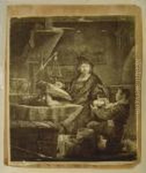 Jan Hytenbogaert Oil Painting by Rembrandt Van Rijn