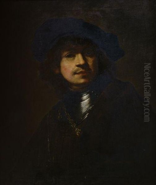 Portrait Of A Man Oil Painting by Rembrandt Van Rijn