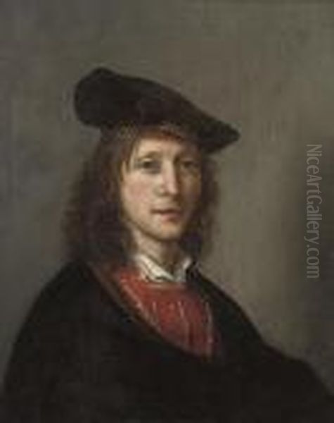 Portrait Of A Young Man Oil Painting by Rembrandt Van Rijn